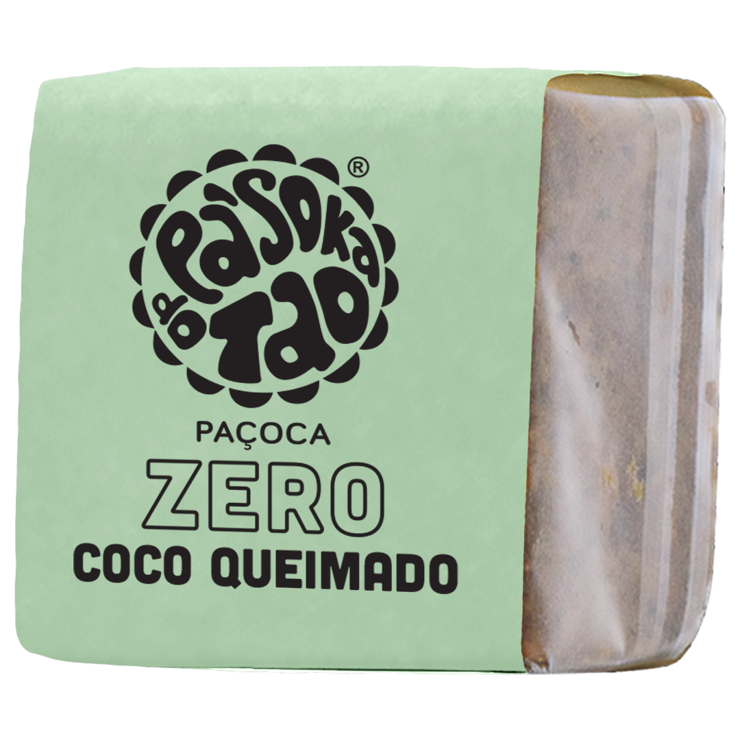 Paçoca Zero Côco Queimado 4 un.