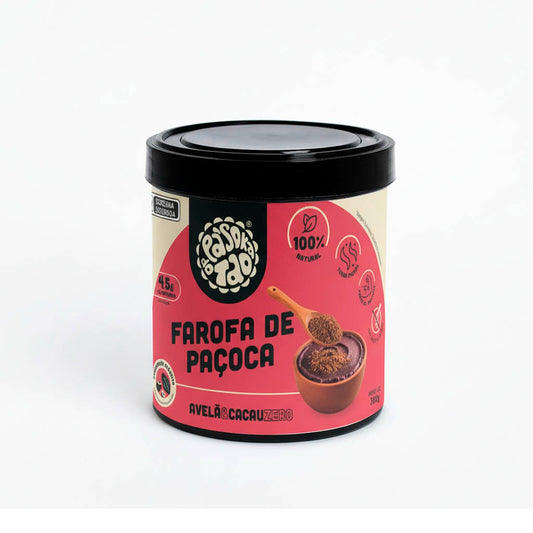 Farofa de Paçoca Avelã & Cacau Zero 360 g
