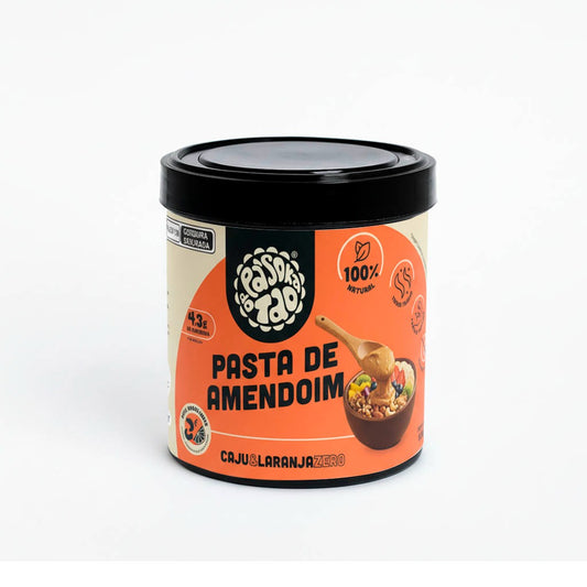 Pasta de Amendoim Caju e Laranja Zero 600 g