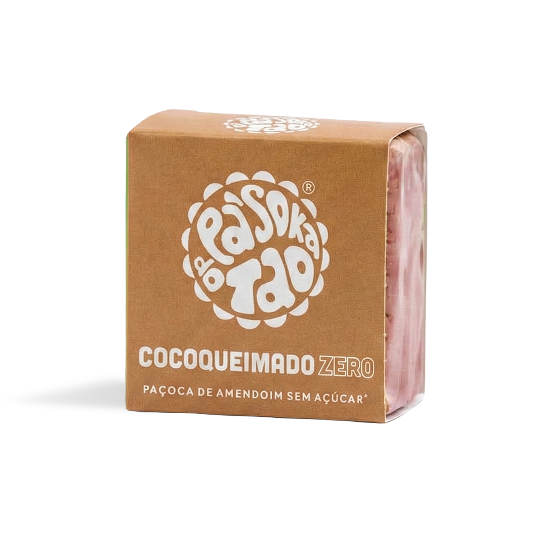 Paçoca Zero Côco Queimado 4 un.