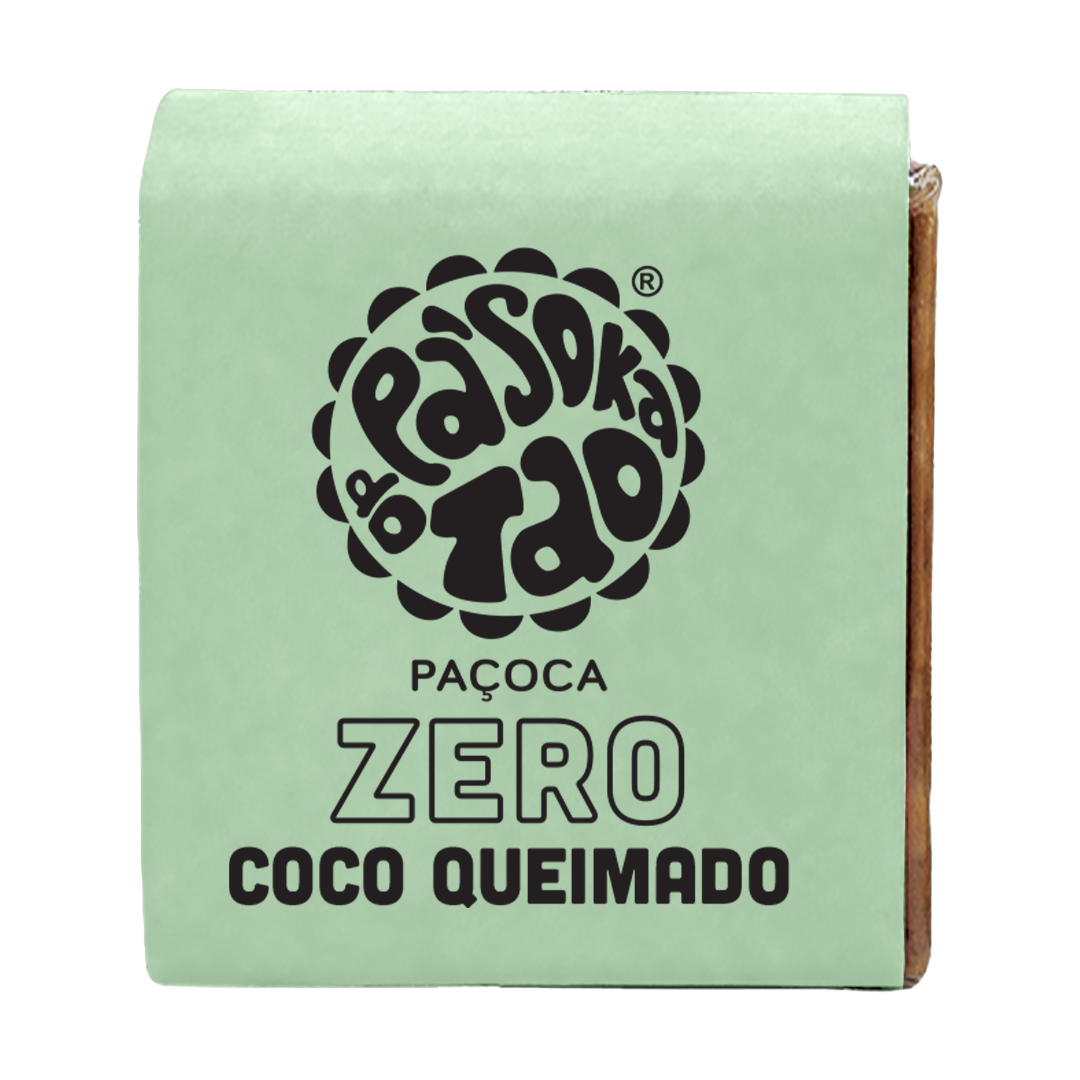 Paçoca Zero Côco Queimado 4 un.