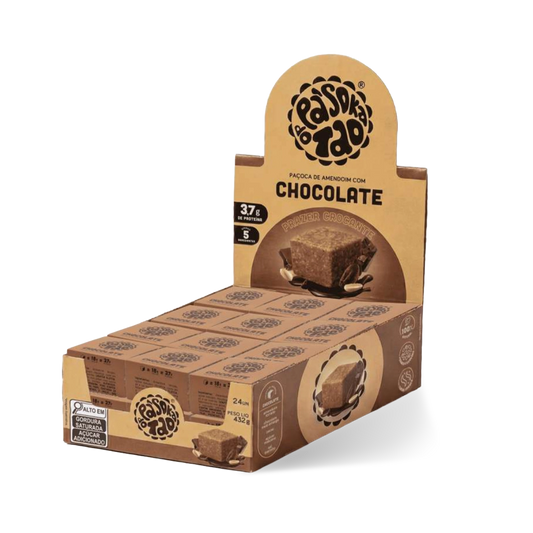 Display Paçoca Chocolate 24 unid.