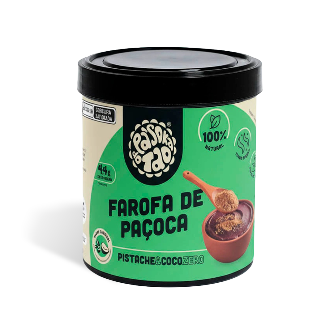 Farofa de Paçoca Pistache & Coco Zero 360 g