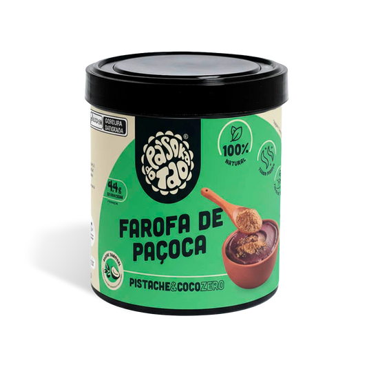Farofa de Paçoca Pistache & Coco Zero 360 g