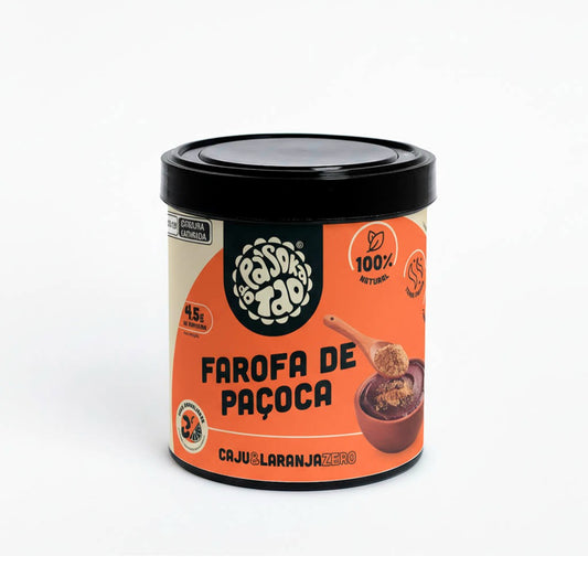 Farofa de Paçoca Caju & Laranja Zero 360 g