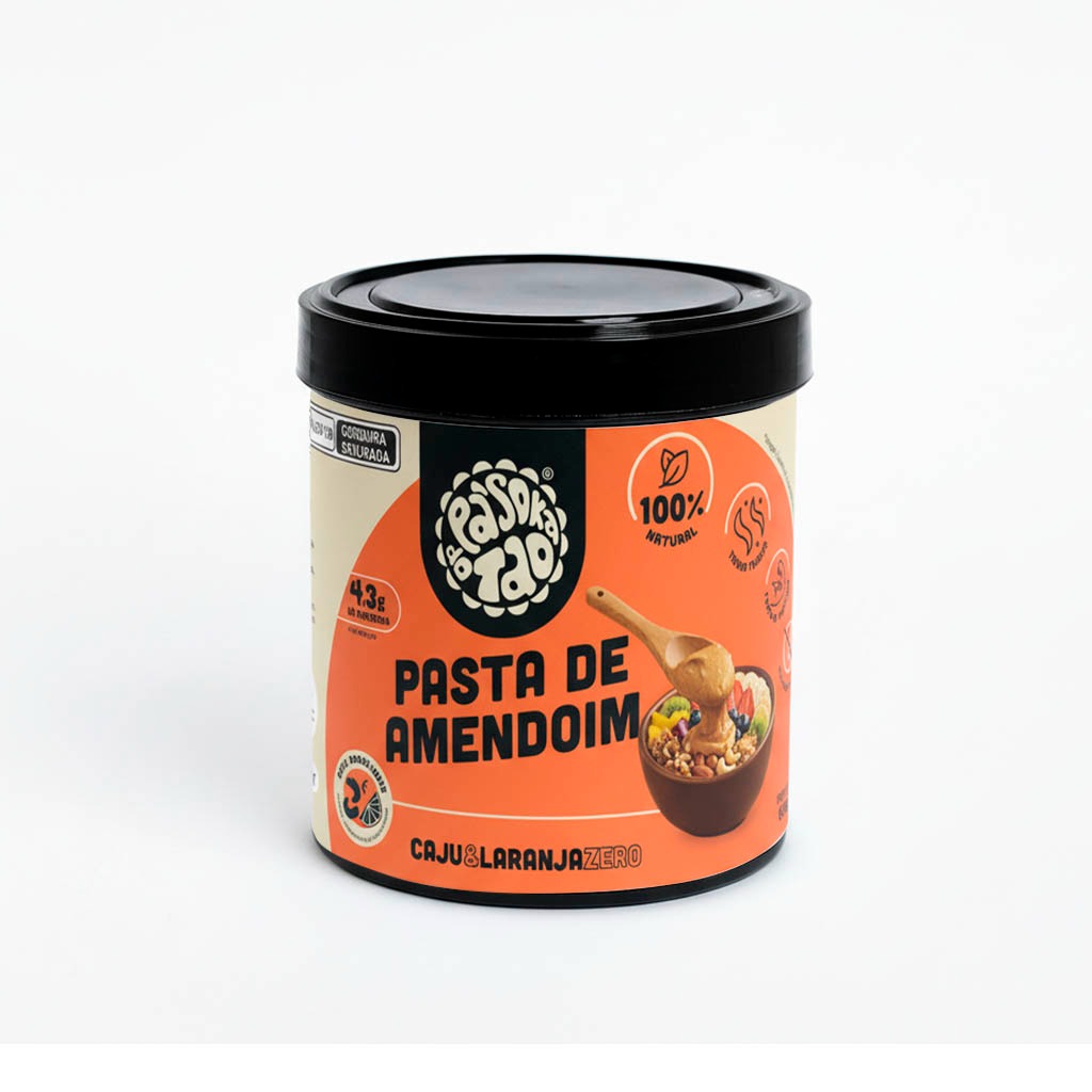 Pasta de Amendoim Caju e Laranja Zero 600 g