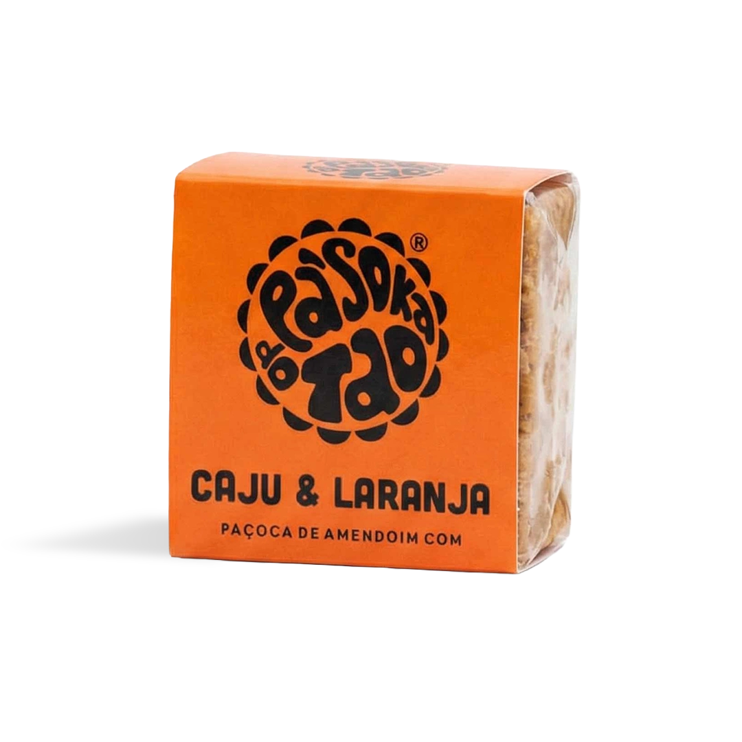 Paçoca Caju e Laranja 4 un.