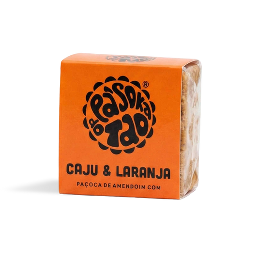 Paçoca Caju e Laranja 4 un.