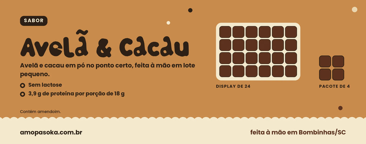 Paçoca Avelã & Cacau